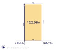 【千葉県/松戸市小金原】松戸市小金原7丁目 土地 区画図