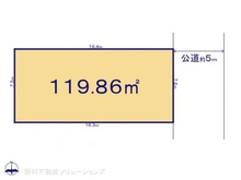 【千葉県/松戸市松戸】松戸市松戸 土地 区画図