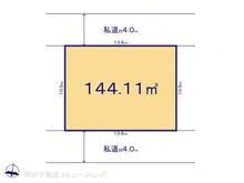 【千葉県/松戸市稔台】松戸市稔台3丁目 土地 区画図