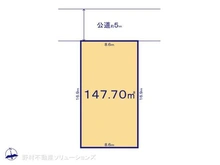 【千葉県/柏市柏の葉】柏市柏の葉3丁目 土地 区画図