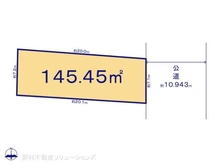 【千葉県/松戸市松戸】松戸市松戸 土地 区画図