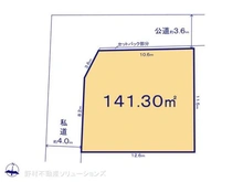 【千葉県/流山市大字東深井】流山市大字東深井 土地 区画図