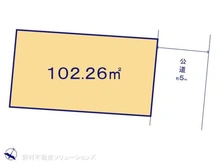 【千葉県/松戸市上本郷】松戸市上本郷 土地 区画図