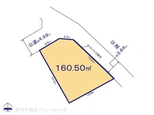 【千葉県/柏市根戸】柏市根戸 土地 区画図