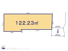 【千葉県/松戸市緑ケ丘】松戸市緑ケ丘2丁目 土地 区画図
