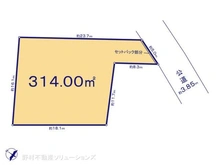 【千葉県/柏市花野井】柏市花野井 土地 区画図