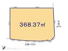 【千葉県/流山市市野谷】流山市市野谷 土地 区画図