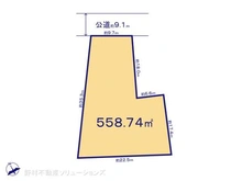 【千葉県/松戸市五香】松戸市五香4丁目 土地 区画図