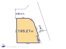 【千葉県/柏市柏の葉】柏市柏の葉2丁目 土地 区画図