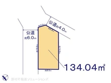 【千葉県/松戸市仲井町】松戸市仲井町1丁目 土地 区画図