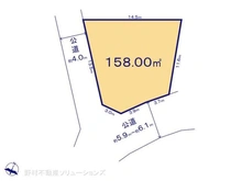 【千葉県/柏市亀甲台町】柏市亀甲台町1丁目 土地 区画図