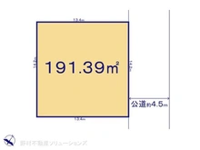 【千葉県/柏市南逆井】柏市南逆井5丁目 土地 区画図