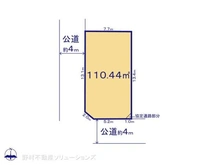 【千葉県/松戸市松飛台】松戸市松飛台 土地 区画図