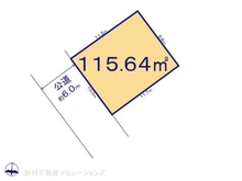 【千葉県/松戸市千駄堀】松戸市千駄堀 土地 区画図