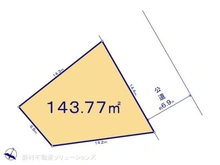 【千葉県/柏市永楽台】柏市永楽台2丁目 土地 区画図