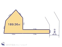 【千葉県/柏市永楽台】柏市永楽台2丁目 土地 区画図