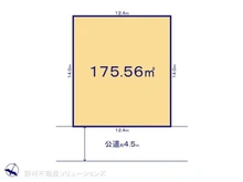 【千葉県/流山市富士見台】流山市富士見台1丁目 土地 区画図