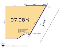 【千葉県/柏市柏】柏市柏 土地 区画図