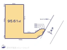 【千葉県/柏市柏】柏市柏 土地 区画図