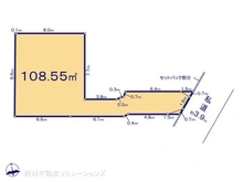 【千葉県/柏市柏】柏市柏 土地 区画図