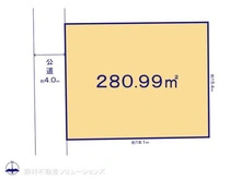 【千葉県/流山市江戸川台東】流山市江戸川台東3丁目 土地 区画図
