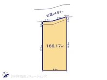 【千葉県/流山市松ケ丘】流山市松ケ丘6丁目 土地 区画図