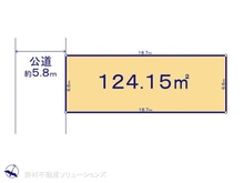 【千葉県/松戸市小金原】松戸市小金原7丁目 土地 区画図