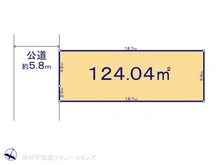 【千葉県/松戸市小金原】松戸市小金原7丁目 土地 区画図