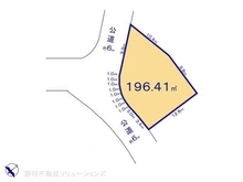 【千葉県/柏市増尾台】柏市増尾台2丁目 土地 区画図