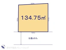 【千葉県/柏市花野井】柏市花野井 土地 区画図