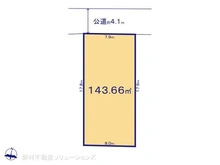 【千葉県/松戸市大金平】松戸市大金平5丁目 土地 区画図