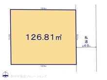【千葉県/柏市南増尾】柏市南増尾5丁目 土地 区画図