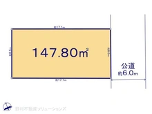 【千葉県/松戸市西馬橋相川町】松戸市西馬橋相川町 土地 区画図