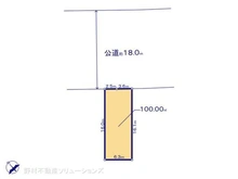 【千葉県/松戸市新松戸北】松戸市新松戸北2丁目 土地 区画図