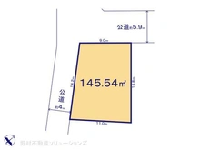 【千葉県/柏市しいの木台】柏市しいの木台2丁目 土地 区画図