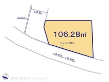 【千葉県/松戸市河原塚】松戸市河原塚 土地 区画図