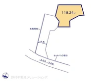 【千葉県/松戸市河原塚】松戸市河原塚 土地 区画図
