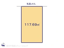 【千葉県/柏市新逆井】柏市新逆井1丁目 土地 区画図