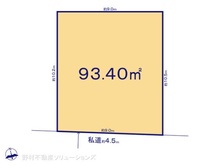 【千葉県/柏市東柏】柏市東柏1丁目 土地 区画図