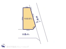 【千葉県/松戸市五香】松戸市五香2丁目 土地 区画図