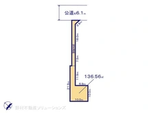 【千葉県/流山市鰭ケ崎】流山市鰭ケ崎 土地 区画図
