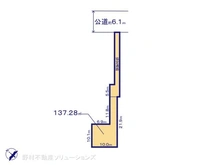 【千葉県/流山市鰭ケ崎】流山市鰭ケ崎 土地 区画図