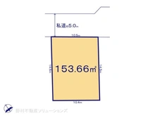 【千葉県/柏市高柳新田】柏市高柳新田 土地 区画図