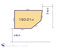 【千葉県/柏市柏の葉】柏市柏の葉5丁目 土地 区画図