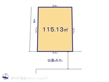 【千葉県/柏市豊平町】柏市豊平町 土地 区画図