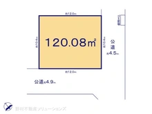 【千葉県/松戸市胡録台】松戸市胡録台 土地 区画図