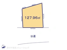 【千葉県/柏市中新宿】柏市中新宿2丁目 土地 区画図