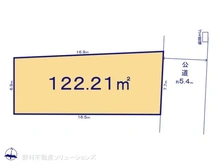 【千葉県/松戸市六実】松戸市六実2丁目 土地 区画図