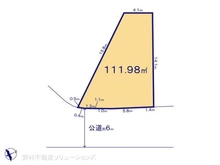【千葉県/松戸市日暮】松戸市日暮7丁目 土地 区画図