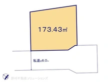 【千葉県/船橋市大穴南】船橋市大穴南2丁目 土地 区画図